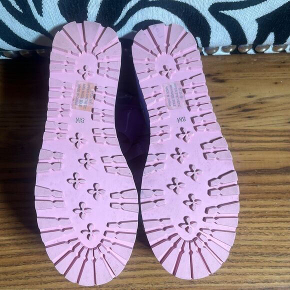 Sugar‎ Thrillz High Platform Pushin Daisies Jelly Shoes 3D Flowers Sz 8 - Picture 7 of 9